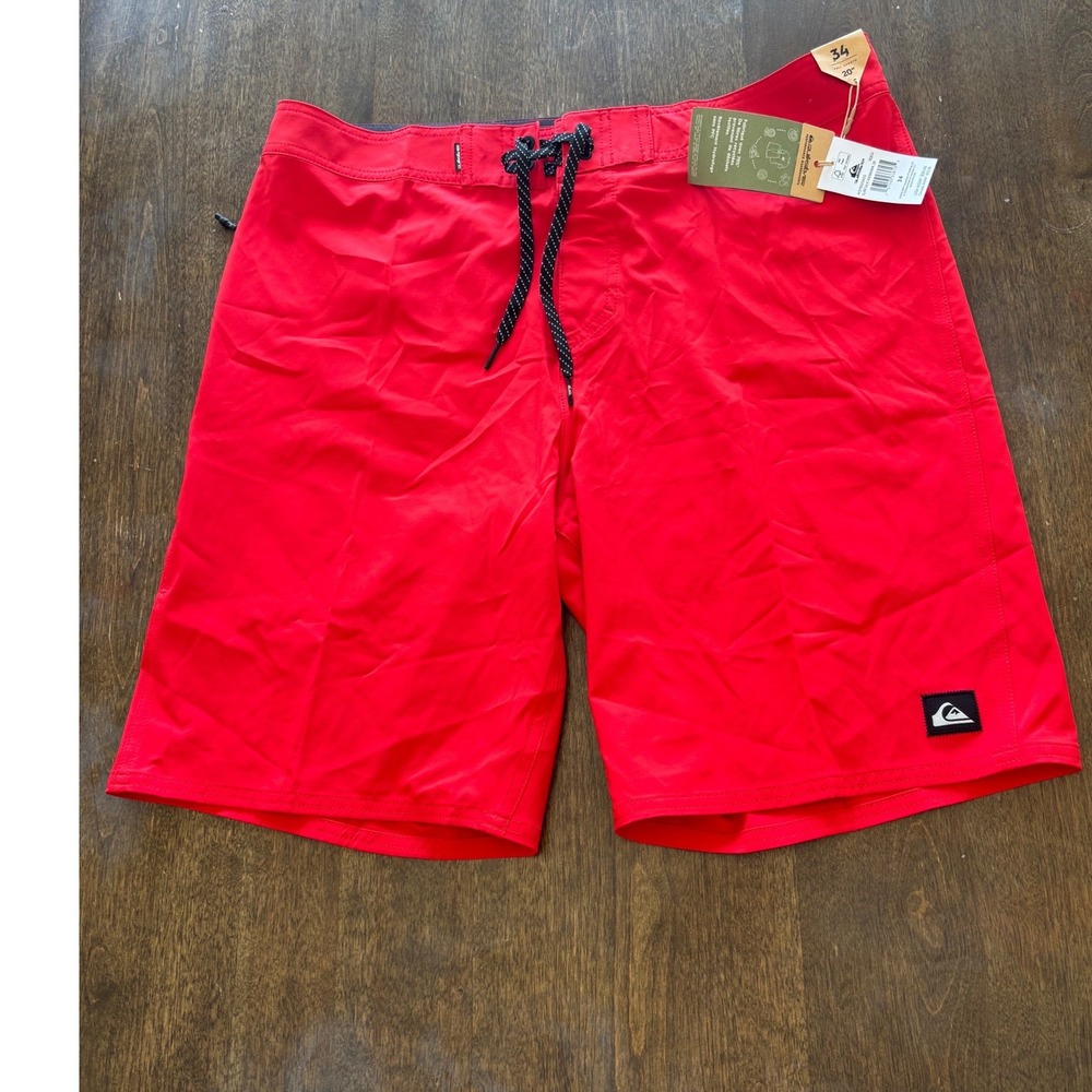 Quiksilver Surfsilk Kaimana 20 Mens Boardshorts Red AQYBS03655 Size 34